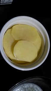 Potato Slices in the Ramekin